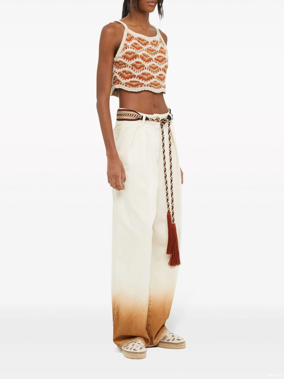 Affordable crochet-knit Alanui Mahal Hawa Women top 0402